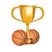 Basketball Trophy Vector