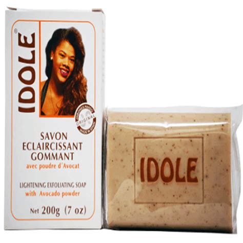 IDOLE Savon éclaircissant gommant poudre davocat 200g Flambeau Market