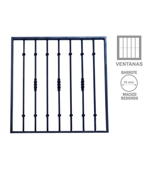 Rejas Para Ventanas Con Barrotes De Varilla Vertical【al Mejor Precio】y