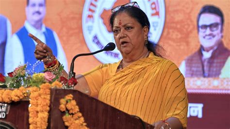 Rajasthan Polls Bjp Releases 2nd List Ex Cm Raje To Contest From