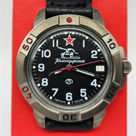 Titanium Mechanical Watch Vostok Komandirskie Tank 436306 Inspire Uplift