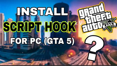 How To Install Script Hook For Gta Pc Tech Youtube