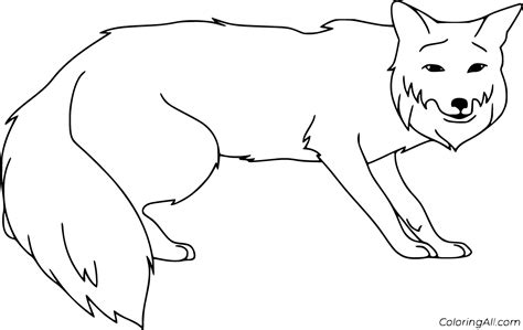 Red Fox Coloring Pages 6 Free Printables ColoringAll