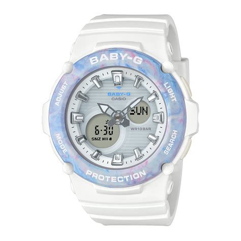 Reloj Baby G Bga M A Resina Mujer Blanco Btime