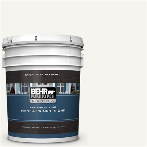 Behr Premium Plus Ultra Gal Yl W Polar Bear Satin Enamel Exterior