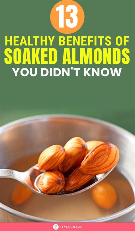 Promising Benefits Of Soaked Almonds For Skin Hair And Health