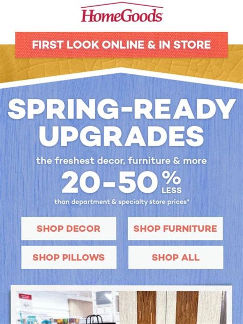 Home Goods First Look Spring Styles 🌻 Milled