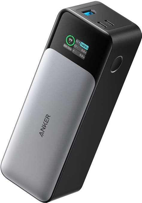 Anker Power Bank Mah W Port Black A Best Buy