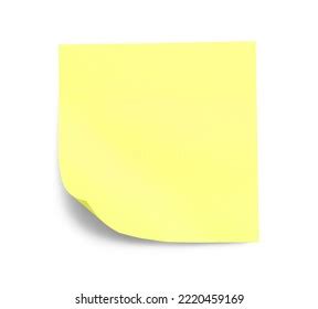 Blank Yellow Sticky Note On White Stock Photo 2220459169 Shutterstock