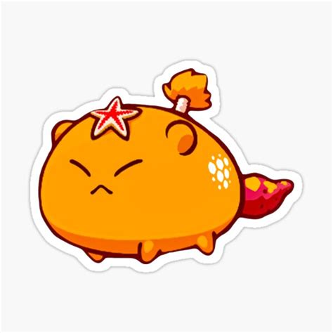 Beast Axie Axie Infinity Fanwork Sticker For Sale By Fat Linos