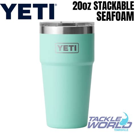 Yeti 20oz Stackable Cup 591ml Seafoam With Magslider Lid