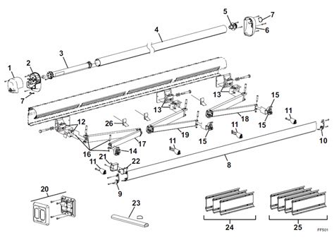 Carefree Awning Freedom Freestyle Wall Mount Rentforfun Rv