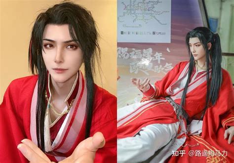 《天官赐福》颜值超高的cos，希小白非常敬业，这个花城真好看！ 知乎