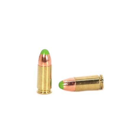 Supernova 9mm Green Tracer Ammo 119 Grain Full Metal Jacket