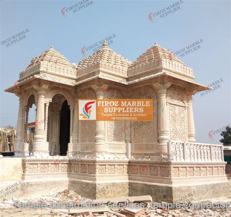 Depends On Clients Outdoor Pink Sandstone Temple Construction In Pan