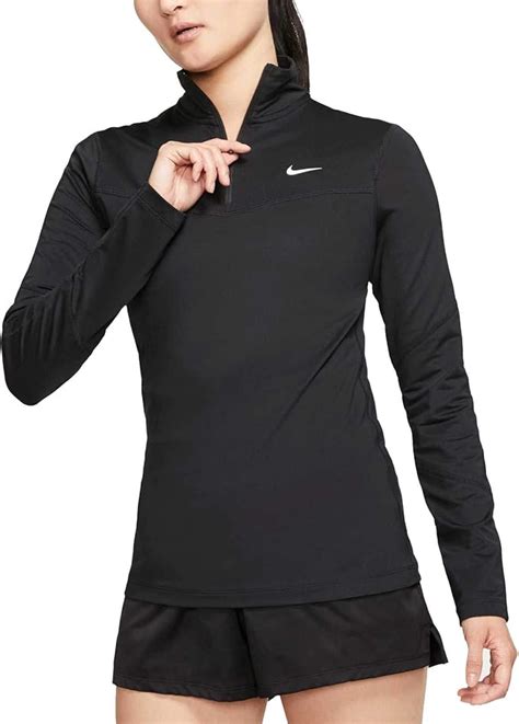 Nike Womens Pro Warm Half Zip Long Sleeve Shirt Uk Sports And Outdoors