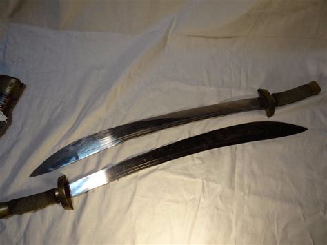 antique chinese dao swords