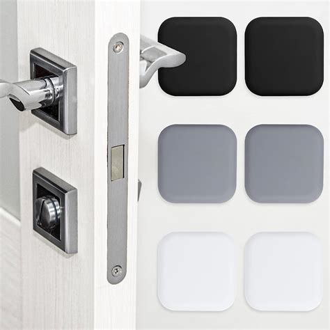 6PCS Door Stoppers Headboard Wall Protector For Wall Silicone Door