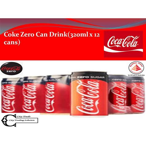 Coke Zero Can Drink 320ml X 24can 1 Carton 24 Cans The Impossible