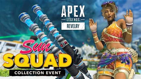 Apex Legends Sun Squad Collection Event Cosmetics Youtube