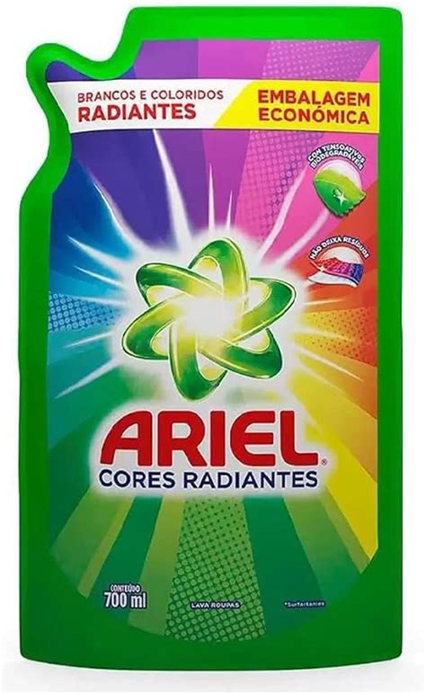 Ariel Lava Roupas L Quido Ml Cl Ssico Refil Sache Amazon Br