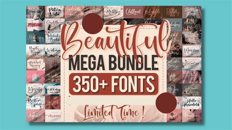 Gt Mini Font Bundles Canvas Svg Instant Digital Download Procreate