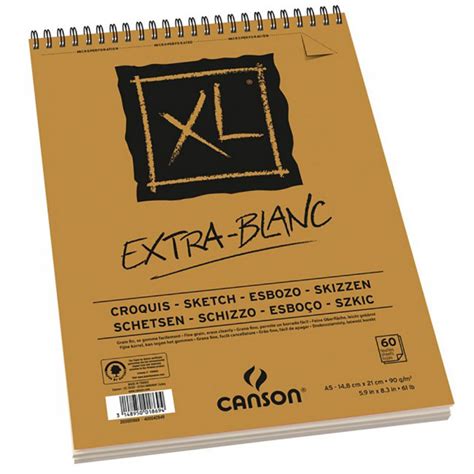 Bloc Xl Extra Blanc Feuilles Format A De Canson