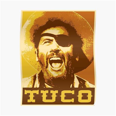 Tuco Lee Van Cleef Clint Eastwood Good Bad Ugly – Poster - Canvas Print - Wooden Hanging Scroll ...