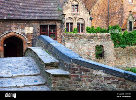 The Smallest Bridge In The City Old Town Of Bruges Bruges Flanders