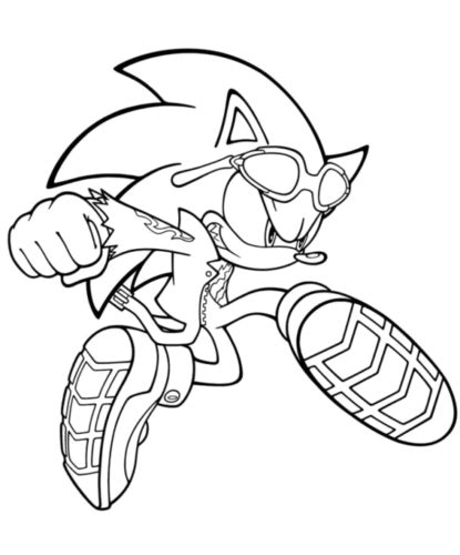 30 Free Sonic The Hedgehog Coloring Pages Printable