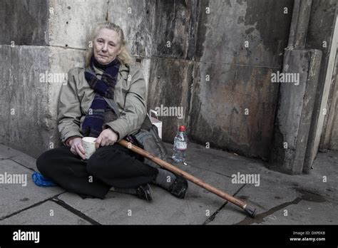 Homeless Old Woman Stock Photos And Homeless Old Woman Stock Images Alamy