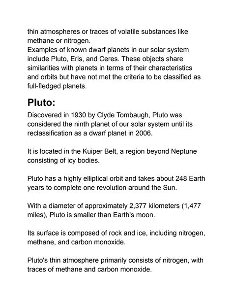 SOLUTION Dwarf Planets Pluto Eris And Ceres Dwarf Planets Pluto