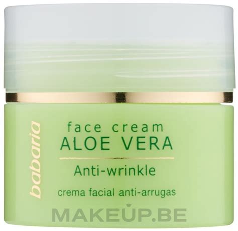 Crème à l aloe vera pour visage Babaria Aloe Facial Wrinkle Cream