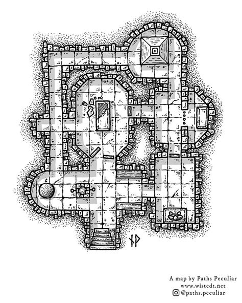 Pin By Marcos Alexandre On Rpg Dungeon Maps Fantasy Map Isometric Map