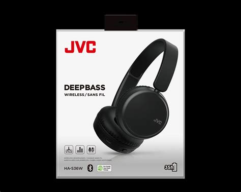 Jvc Wireless Headphones Ha S36w Carbon Black Hifi International