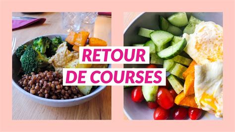 Mon Retour De Courses Healthy Grand Frais Carrefour Youtube