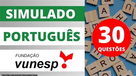 Quest Es De Portugu S Banca Vunesp Youtube