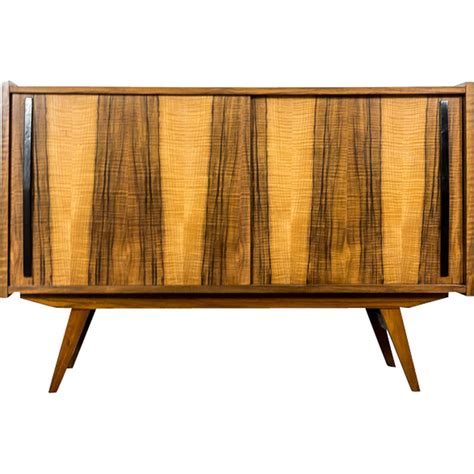 Vintage Walnut Sideboard From S Upskie Fabryki Mebli Poland