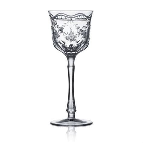 Varga Art Crystal Royal Antoinette Clear Wine Glass The Pink Daisy