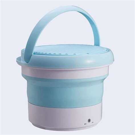 Mini Lave Linge Avec Essorage Pliable Machine A Laver Portable Avec