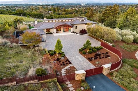 Stunning Custom Home In Los Altos Hills With Luxurious Finishes And