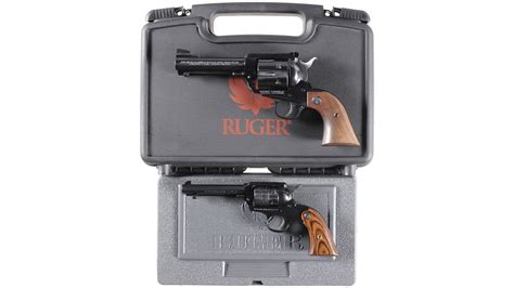 Two Ruger Single Action Revolvers W Cases Rock Island Auction