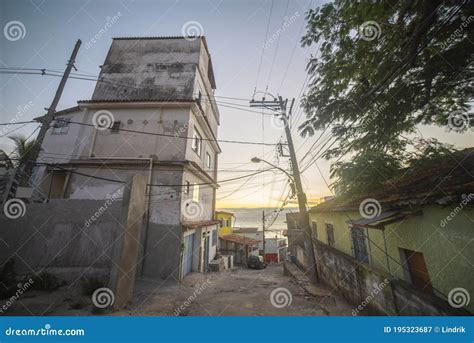 Favelas In The City Of Rio De Janeiro A Place Where Poor People Live