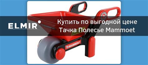 Тачка Полесье Mammoet (68538) купить | ELMIR - цена, отзывы, характеристики