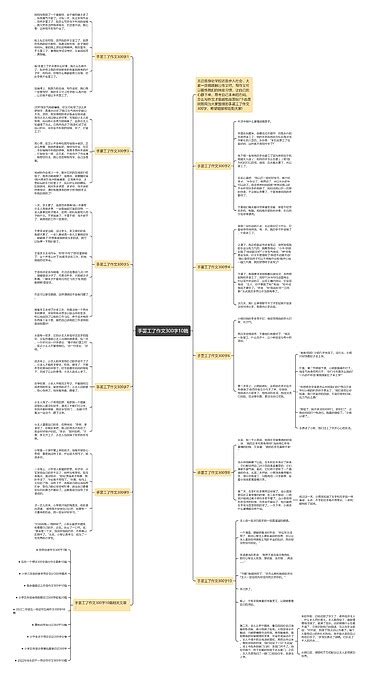 手罢工了作文300字10篇思维导图编号c1398208 Treemind树图