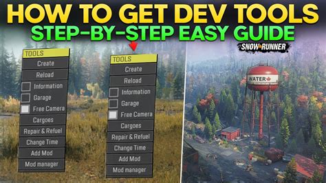 How To Enable Dev Tools In All Regions Of Snowrunner Very Easy Step By
