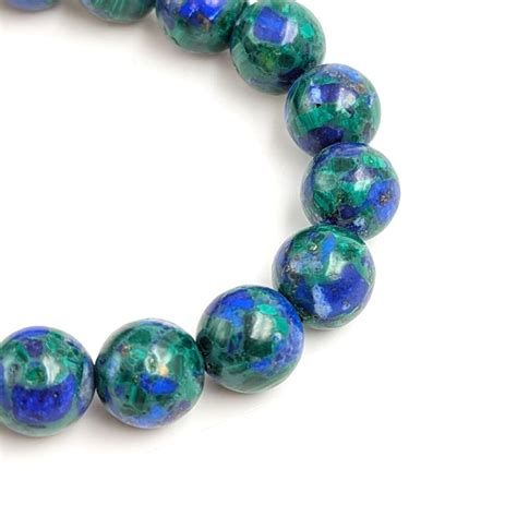 Bracelet Azurite Malachite Mm Garaulion