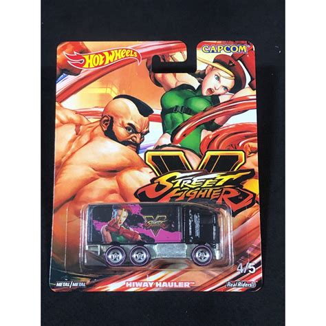 風火輪 hot wheels 流行文化 快打旋風 hiway hauler 桑吉爾夫 嘉米 精裝 膠胎 蝦皮購物