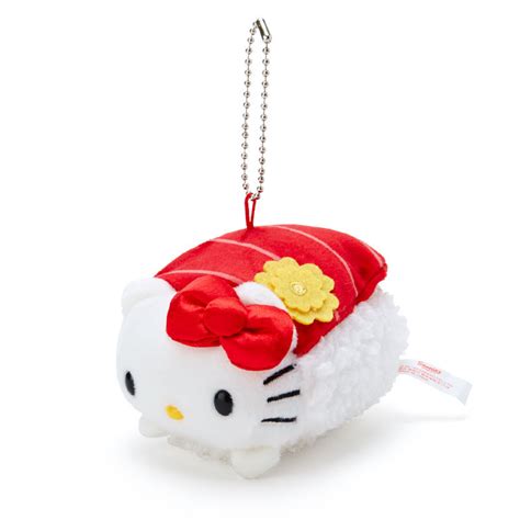 Plush Keychain Hello Kitty Sanrio Sushi Meccha Japan