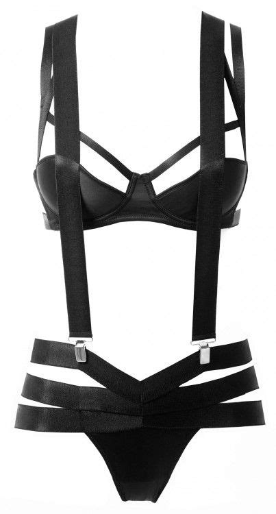 I Love This Strappy Suspender Combined With Bra And Panty Set It Looks So Hot I Clothes